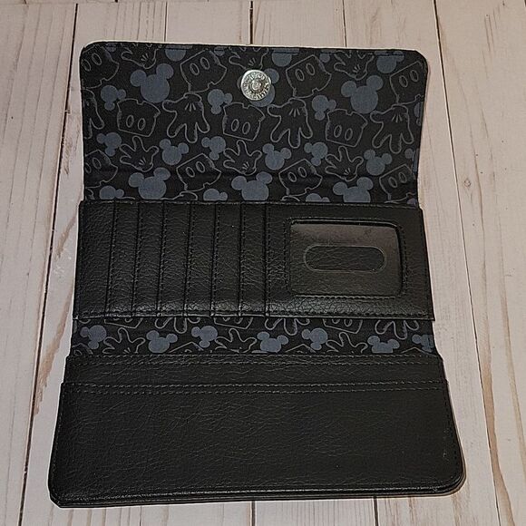 Loungefly Disney Mickey Mouse Black Striped Wallet - Picture 3 of 7